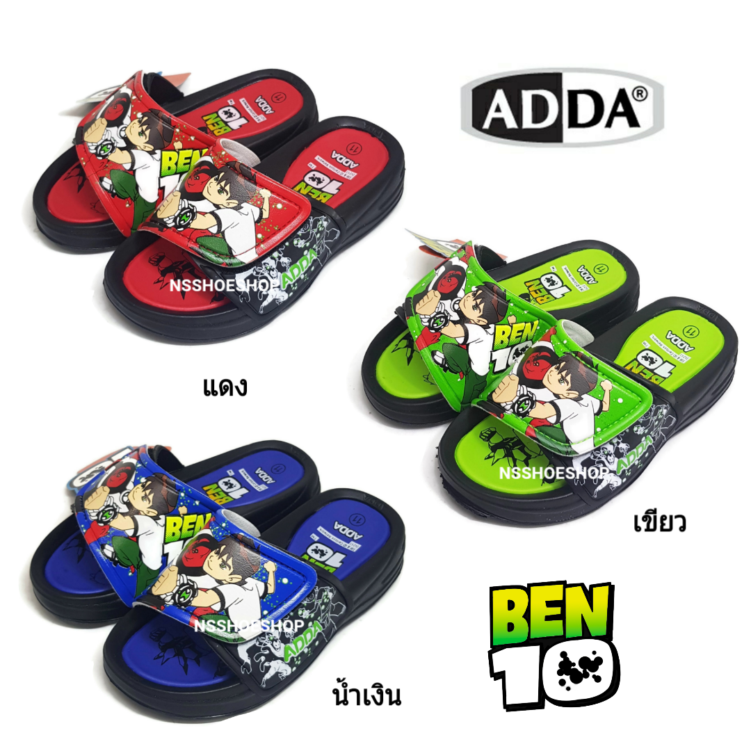 ADDA BEN10 แอ๊ดด้า เบนเทน เบ็นเท็น รุ่น 3RB6 รองเท้าแตะแบบสวม รองเท้าเด็ก