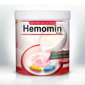 ภาพหน้าปกสินค้าHEMOMIN ไข่ขาวผง รส Strawberry 400g.365wecare ที่เกี่ยวข้อง