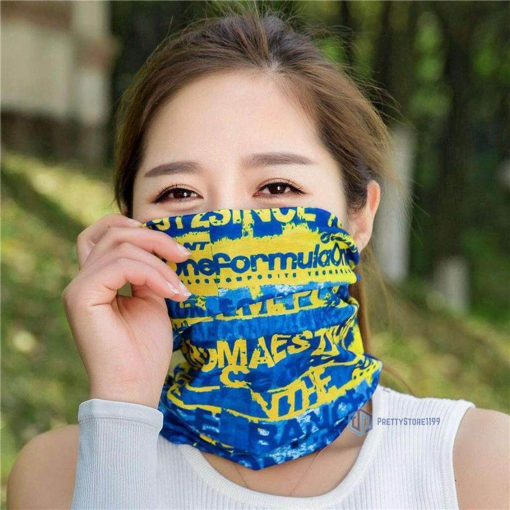 ผ้าบัฟ ผ้าbuff bandana กันuv ผ้ากันแดด ผ้ากันฝุ่น ผ้าคลุมหน้า ผ้าโพกหัว ผ้าคาดผม กันลม ผ้าบัพ เนื้อนิ่ม ps99.