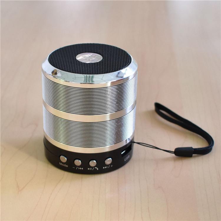 WS-887 Bluetooth Speaker ลำโพงบลูทูธไร้สาย พกง่าย กะทัดรัด เสียงดี