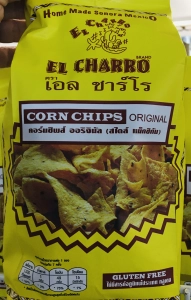 สินค้า Corn Chip El Charro Original Maxican Gluten Free แผ่นข้าวโพดอบกรอบ รสดั้งเดิม 200 กรัม จำนวน1ห่อ