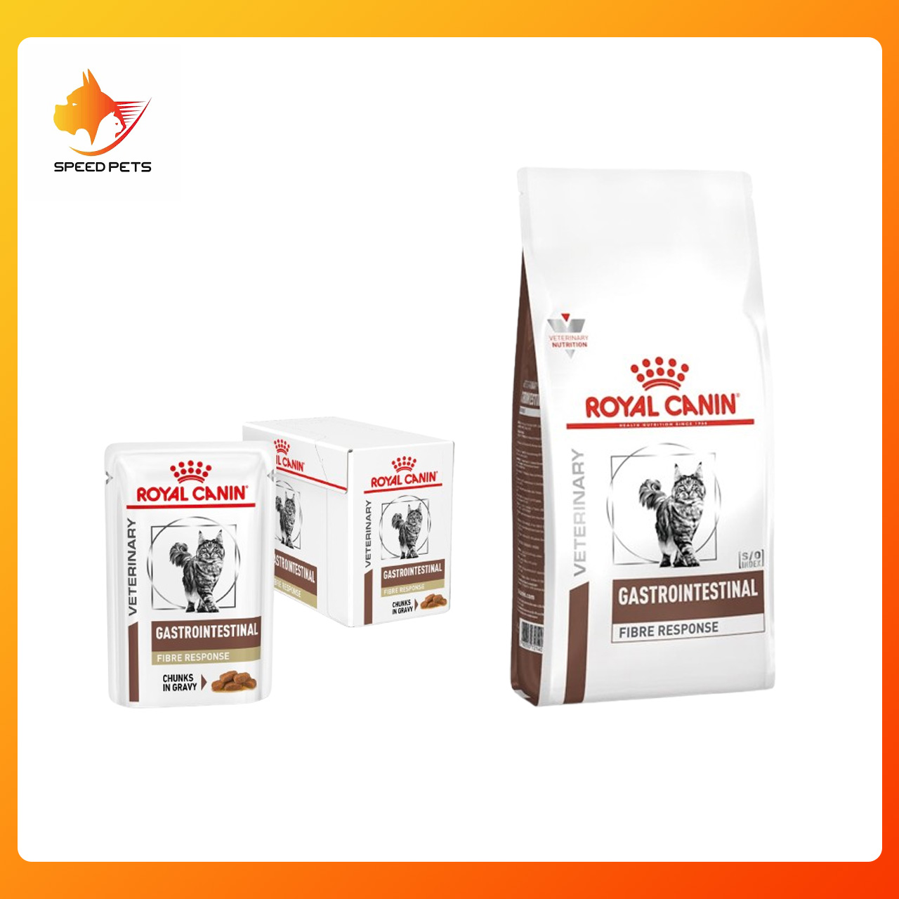 Royal Canin Feline Fiber Response Cat Food, Fiber Cat Food, Cat Food for Constipation, High Fiber, Size 85g - 2kg