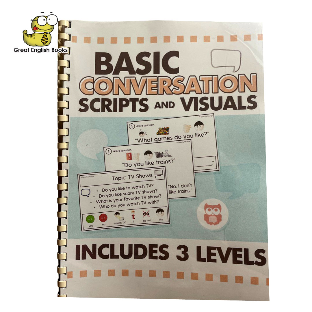 (In Stock) พร้อมส่ง Worksheet Basic Conversation สำหรับฝึกลูกน้อยพูดภาษาอังกฤษ หรือผู้ต้องการพูดภาษาอังกฤษเบื้องต้น