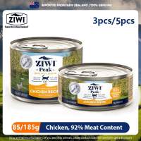 ZIWI Peak 85g/185g อาหารแมวเปียกกระป๋องสำหรับแมวทั้งหมดสูตรอาหารไก่ธรรมชาติและโปรตีนสูงอาหารแมว