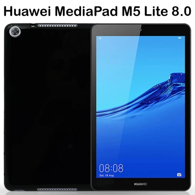 📢 Thanchanokgoods เคสสีใส สีดำ หัวเว่ย มีเดียแท็ป เอ็ม5ไลท์8.0 Case Tpu For Huawei MediaPad M5 lite 8.0 (8.0) Clear