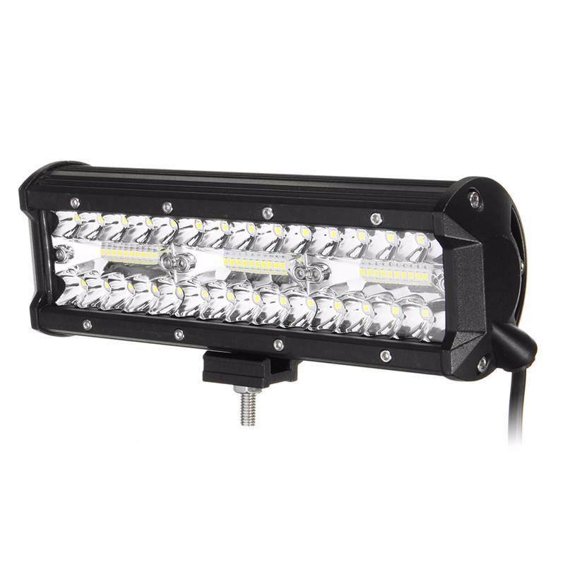 สว่างจัดเต็ม ส่งฟรี !! ไฟสปอตไลท์รถ 180W 36000LM ไฟหน้ารถยนต์ ไฟท้ายรถ ไฟถอยรถ ไฟรถมอเตอร์ไซค์ อุปกรณ์เเต่งรถ อะไหล่รถยนต์ บิ๊กไบค์ ATV รุ่น LED TRI ROW COMBO BEAM 240W 12V-24V เเสงขาว งานพรีเมี่ยม สุดยอดเเสงพุ่งเเละกระจายจำนวน 1 ชิ้น