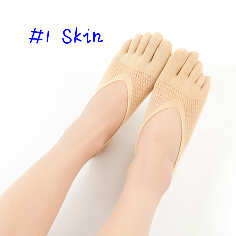 Split 5 toes socks ถุงเท้าแบบสวมห้านิ้ว ข้อต่ำ ดวกสบายถุงเท้าดูดซับกลิ่นเหงื่อ