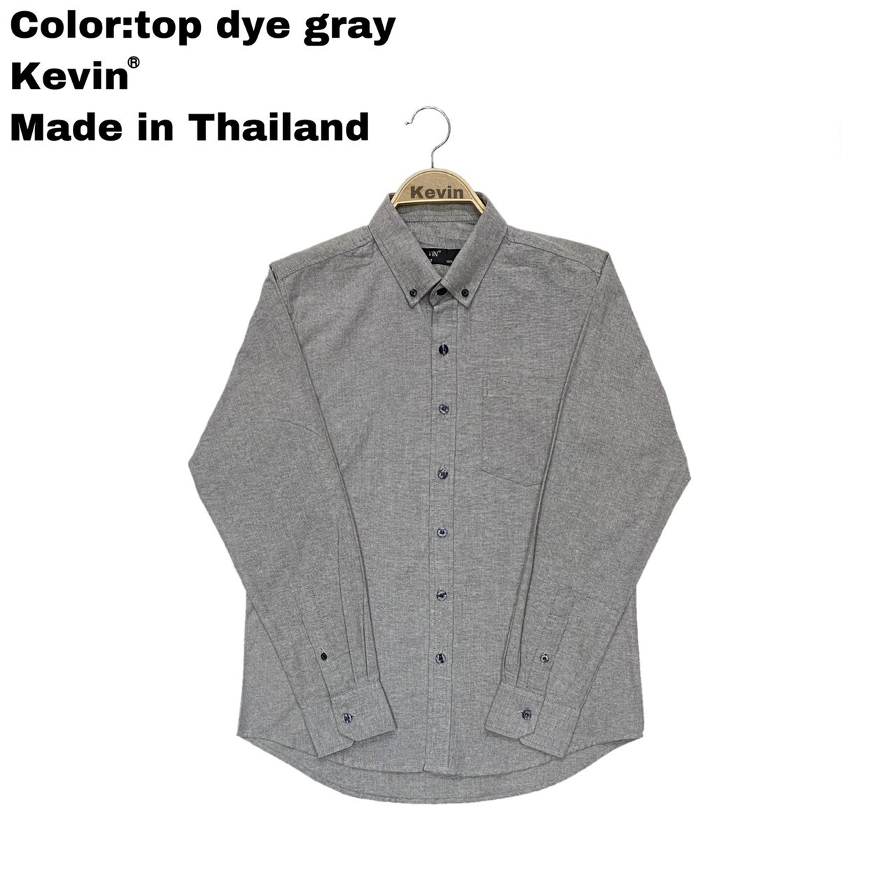 WazchiShop (ร้านค้าแนะนำ) เสื้อเชิ้ตคอปกแขนยาวโทนสีตุ่น สีพื้น TOP DYE เริ่มไซส์ M-4XL สุดเท่ห์ ใส่ได้ทั้งชายเเละหญิง ดูดี สวยงาม เสื้อผ้าคนอ้วน