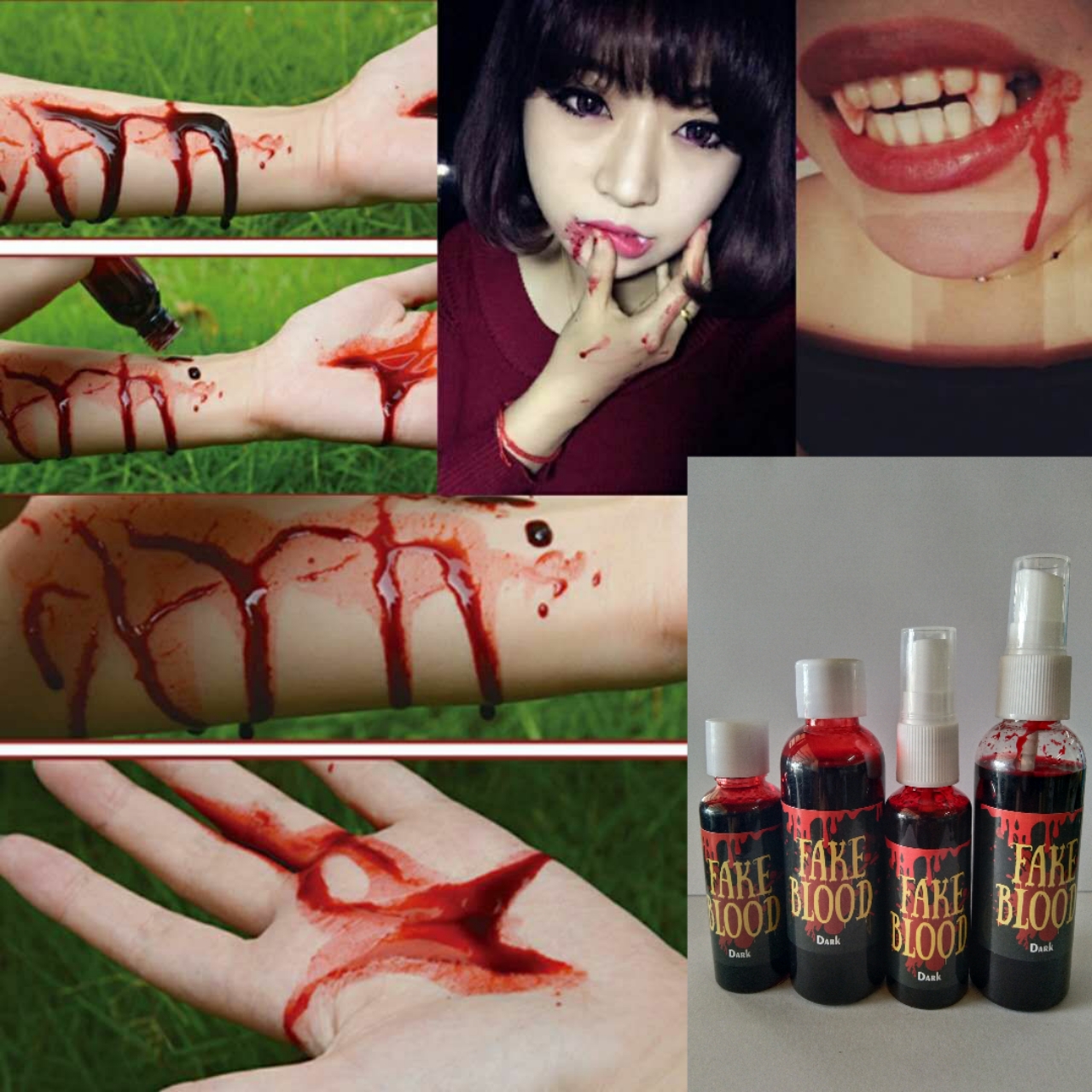 L&L Fake Blood, Halloween Blood, Red Fake Blood, Fake Blood Red, Vampire, Vampire Makeup, Party, Fancy Dress, Halloween Vampire Blood Fake Halloween Party ราคา 39 บาท*ส่งฟรี