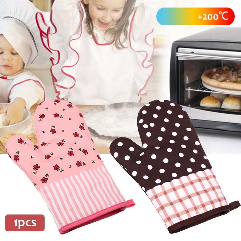Soonbuy ถุงมือไมโครเวฟ (บรรจุ 1 ชิ้น) ถุงมือเตาอบ ถุงมืออบขนมปัง ถุงมือกันร้อน ถุงมือจับเตาอบ ถุงมือร้อน ถุงมือความร้อน baking glove