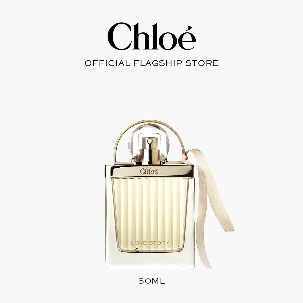 น้ำหอมแท้ น้ำหอมเคาน์เตอร์แบรนด์ Chloé ผู้หญิง Love Story Eau De Parfum 50ml Stephanotis Jasmine, Orange Blossom, Cedarwood กลิ่น Orange Blossom อันน่าจดจำ แก่นแท้ของเย้ายวน ราคา 4,305 บาท*ส่งฟรี
