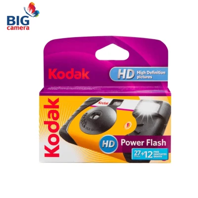 Kodak Film Camera POWER FLASH 27+12 SINGLE USE CAMERA 3961315 - กล้องฟิล์มใช้แล้วทิ้ง