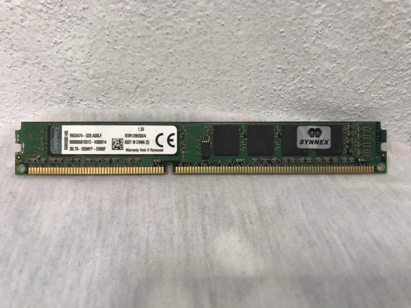 ภาพหน้าปกสินค้าRAM DDR3(1333) แบบ 8 ชิป 4GB Kingston Value Ram ประกันศูนย์ synnex สินค้าตามรูปปก พร้อมใช้