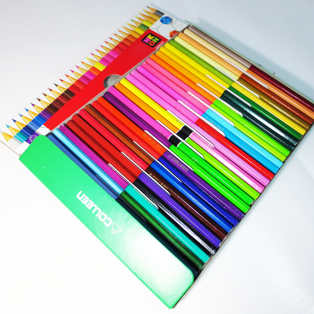 สีไม้คอลลีน แบบ2หัว 24364860สี *787