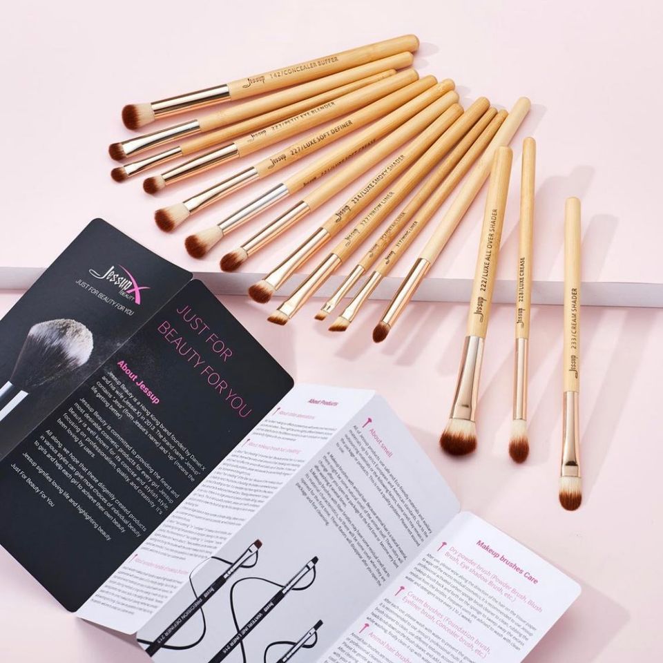 T137 Jessup 15PCS Bamboo Ket/เซ็ตแปรงตา 15ชิ้น ราคา 1,080 บาท*ส่งฟรี