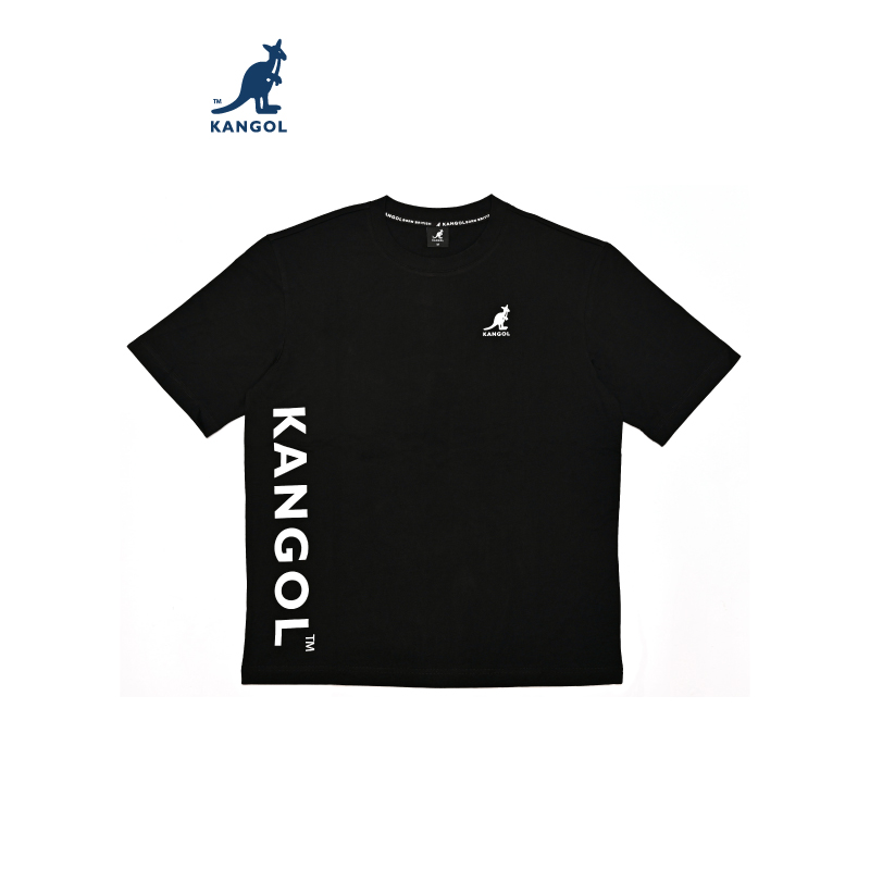 KANGOL T-shirt เสื้อยืดสกรีนลายอักษร KANGOL สีขาว,ดำ,ครีม,เหลือง,แดงเลือดหมู,เขียว ผู้ชาย