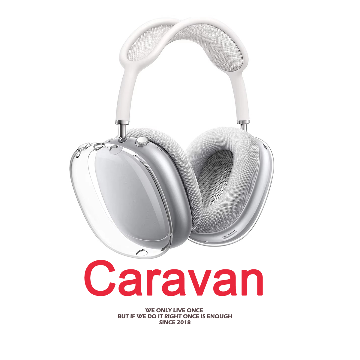 Caravan Crew ซิลิโคนนุ่ม TPU เคสป้องกัน สําหรับ แอร์พอด แมกซ์ หูฟัง อุปกรณ์เสริม ฝาครอบใส เปลี่ยนได้ แถบคาดศีรษะ ราคา 56 บาท*ส่งฟรี