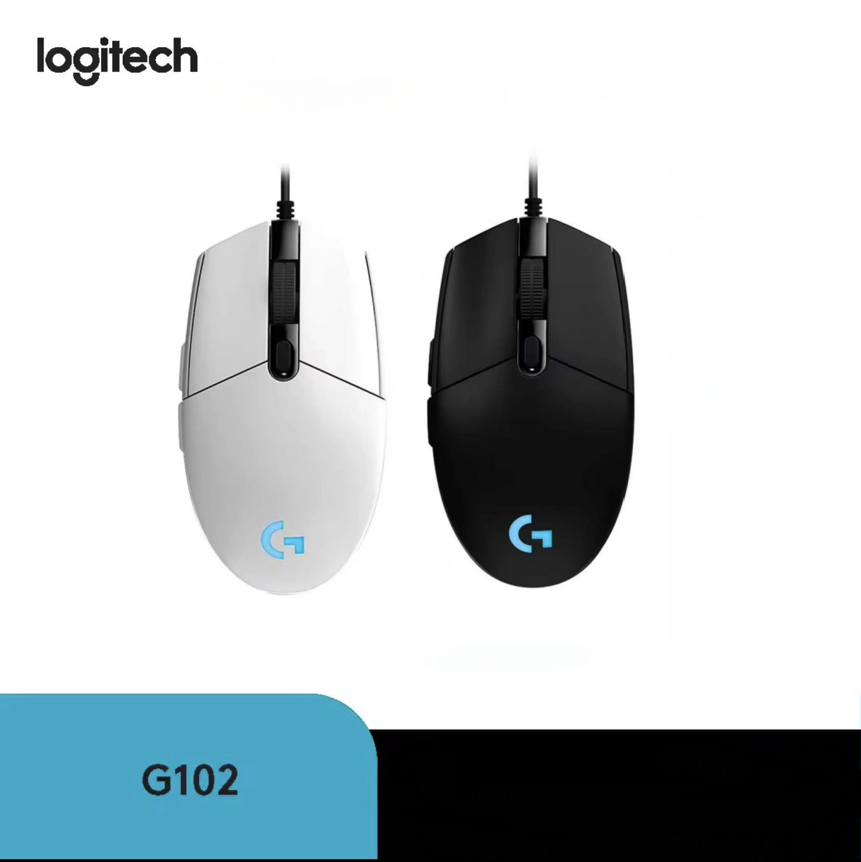 Logitech G102 LIGHTSYNC Gaming Mouse 8,000 DPI (เมาส์เกมมิ่ง ปุ่มมาโคร 6 ปุ่ม ตั้งค่าความเร็วได้ 5 ระดับ พร้อมไฟ RGB)