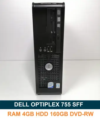 คอม DELL OPTIPLEX 755 SFF Intel Core 2 Duo E8400 CPU 3.0GHz / RAM 4GB / HD 160GB หรือDell Optiplex รุ่นที่สเปคสูงกว่า
