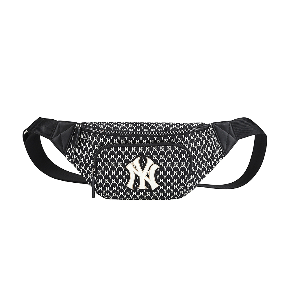 MLB กระเป๋าคาดอก MONOGRAM BELT BAG 32BGC9941 50L NEW YORK YANKEES BLACK