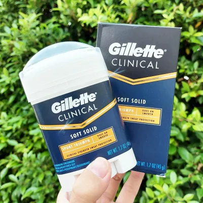 ยิลเลตต์ ระงับกลิ่นกาย สำหรับผู้ชาย Clinical Soft Solid Sport Triumph Antiperspirant and Deodorant 45g (Gillette®)