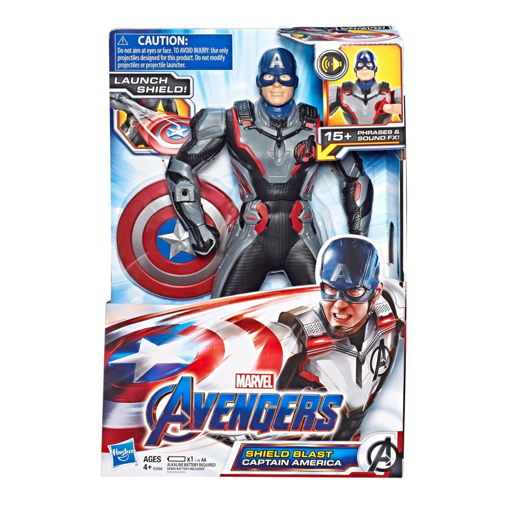 Marvel Avengers Endgame Shield Blast Captain America 13-Inch Figure Nach 50ex หุ่น ฟิกเกอร์ กัปตัน อเมริกา มาร์เวล ของแท้