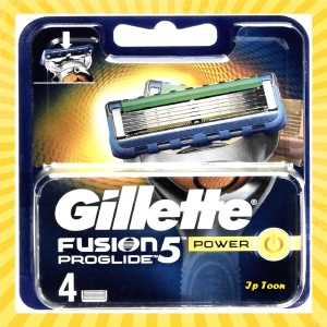 ภาพหน้าปกสินค้าGillette FUSION5 PROGLIDE Blades Pack 4 /Power. ซึ่งคุณอาจชอบสินค้านี้
