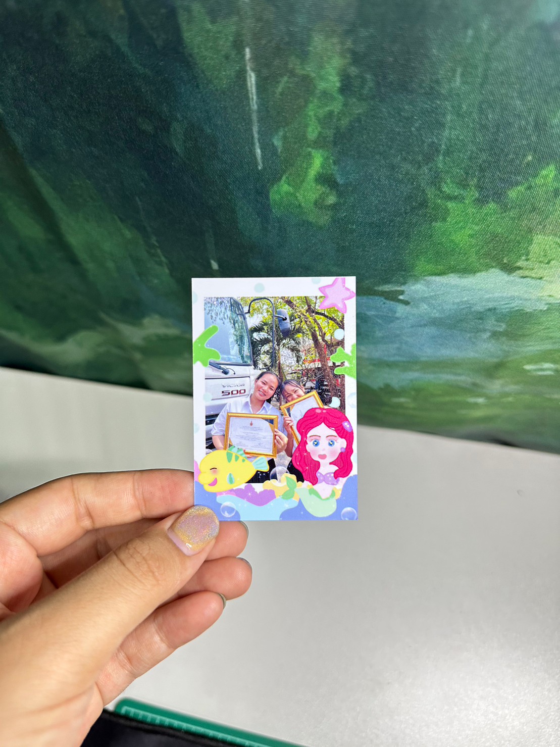 สั่งปริ๊นรูป รูปโพลารอยด์ ขนาด 2×3 (1 ชิ้น = 8 รูป ) ฟรีซองใสทุกรูป เพิ่มข้อความฟรี