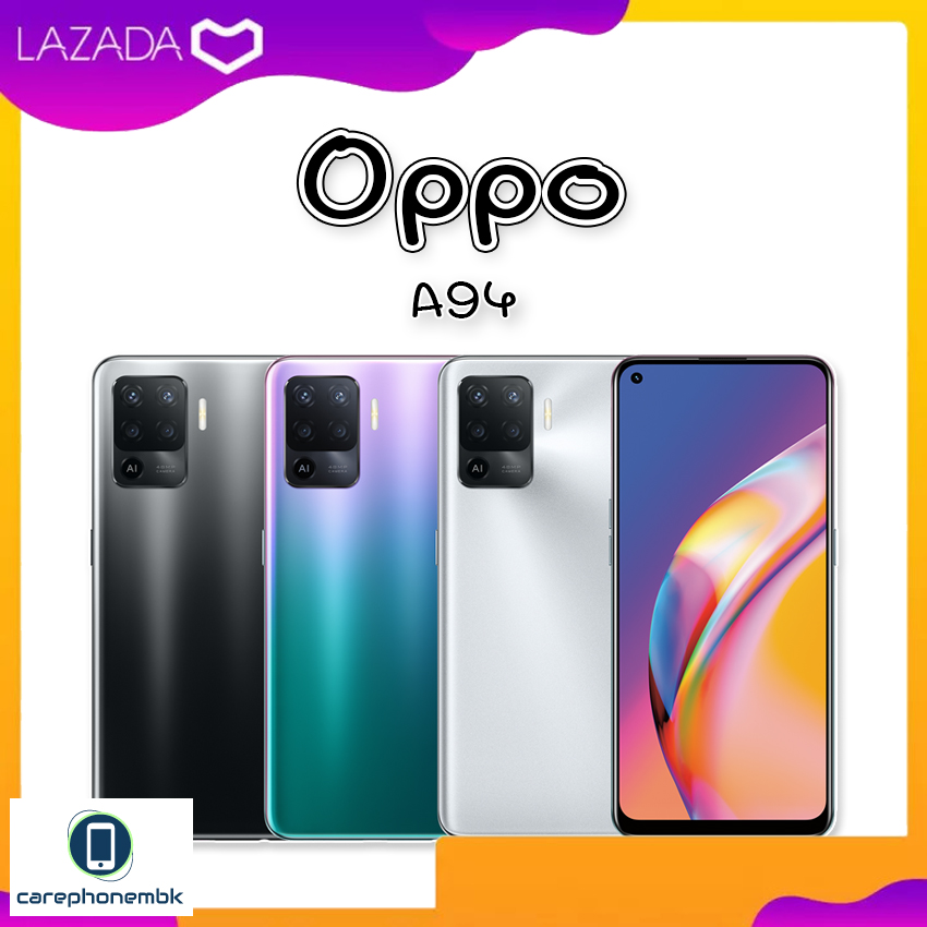 [ เครื่องศูนย์ไทย ] Oppo A94 Ram 8GB Rom 128GB ออปโป้ เอ94 มือถือ สมาร์ทโฟน ของแท้ประกันศูนย์ 1 ปี ราคา 8,165 บาท*ส่งฟรี