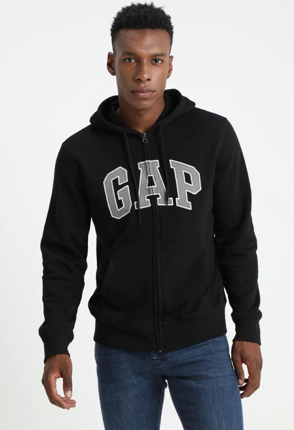 เสื้อ GAP Hoodie เสื้อฮูดแขนยาว Gap Zip Hoodie whitecream Outlet เนื้อผ้าใส่แล้วสบาย ไม่ร้อน