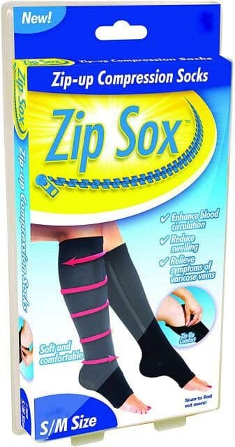 zipsox ถุงเท้าซิปสวมใส่สบาย เนื้อถ้าถูกออกแบบมาพิเศษ ช่วยให้การไหลเวียนของเลือดได้ดียิ่งขึ้น