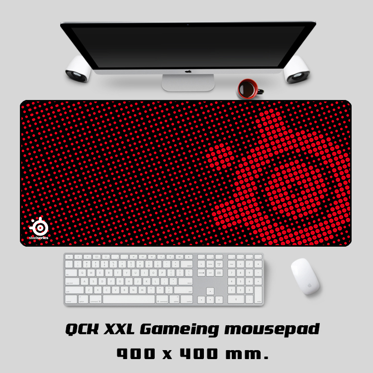 แผ่นรองเมาส์ ลาย Steelseries QCK XXL นุ่มมาก แผ่นใหญ่ คุ้มค่ามาก มีหลายขนาด