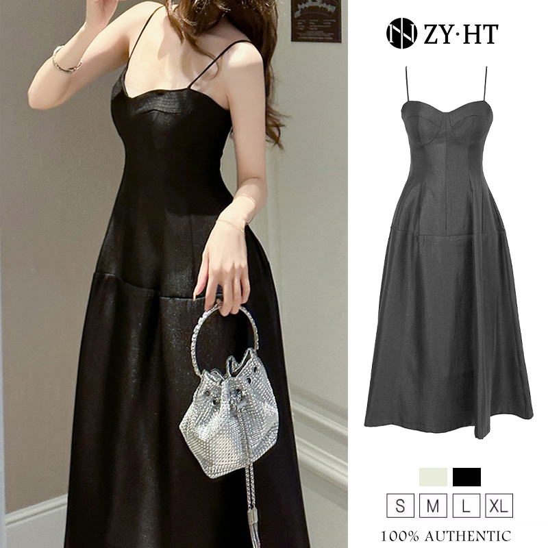 ZY.HT EraVogue เดรสผู้หญิง เดรสสีดำ สีครีม เดรสสายเดี่ยว เดรสทรงเอ เดรสทำงาน เดรสไฮโซ เดรสออกงาน เดรสไปงานแต่ง เดรสเซ็กซี่ เดรสฝรั่งเศส 9619 ราคา 1,488 บาท*ส่งฟรี