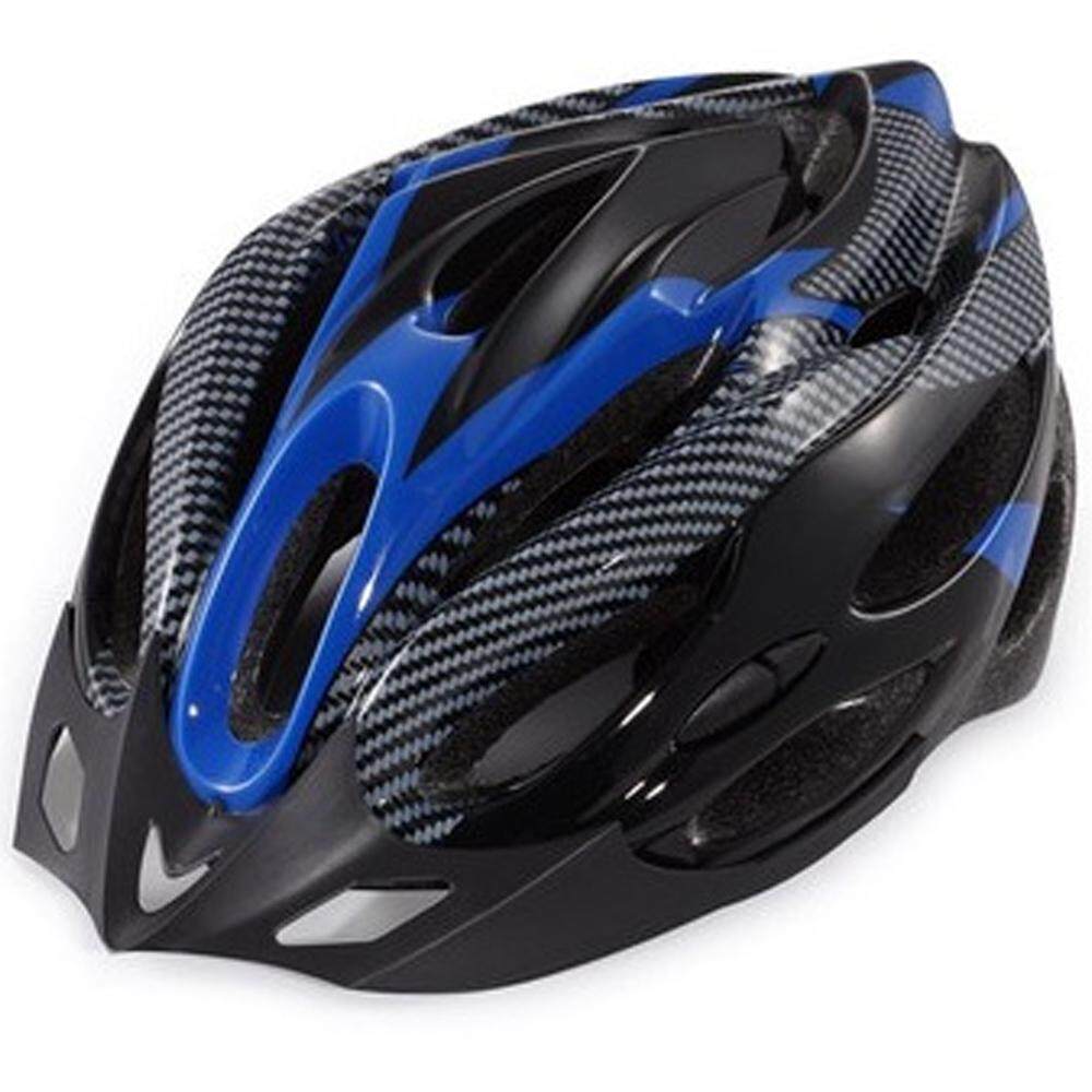 Qniglo ปรับได้ หมวกกันน็อกขี่จักรยาน หมวกจักรยาน Adult Mens Bike Helmet carbon color With Visor Mountain+ด้วยแว่นตากันแดดฟรี