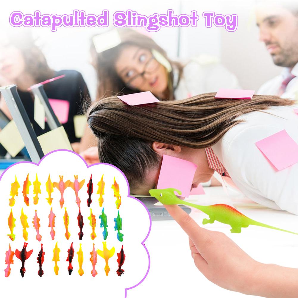 Dinosaur Finger Slingshot Animal Toys Catapult Toys Party Favor W1D1
