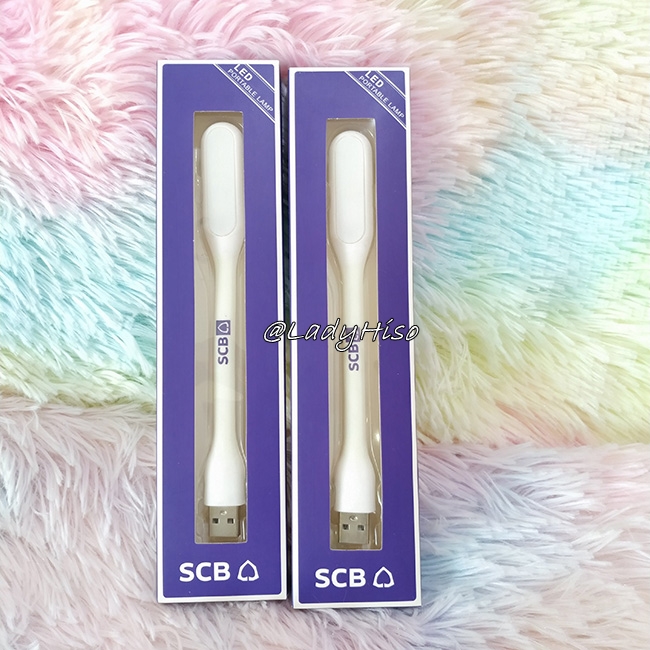 💟 Premium SCB 💟 ไฟ LED พกพา แบบ USB โคมไฟ หลอดไฟ ไฟฉาย แบบพกพา LED Portable Lamp ธนาคารไทยพาณิชย์ Device