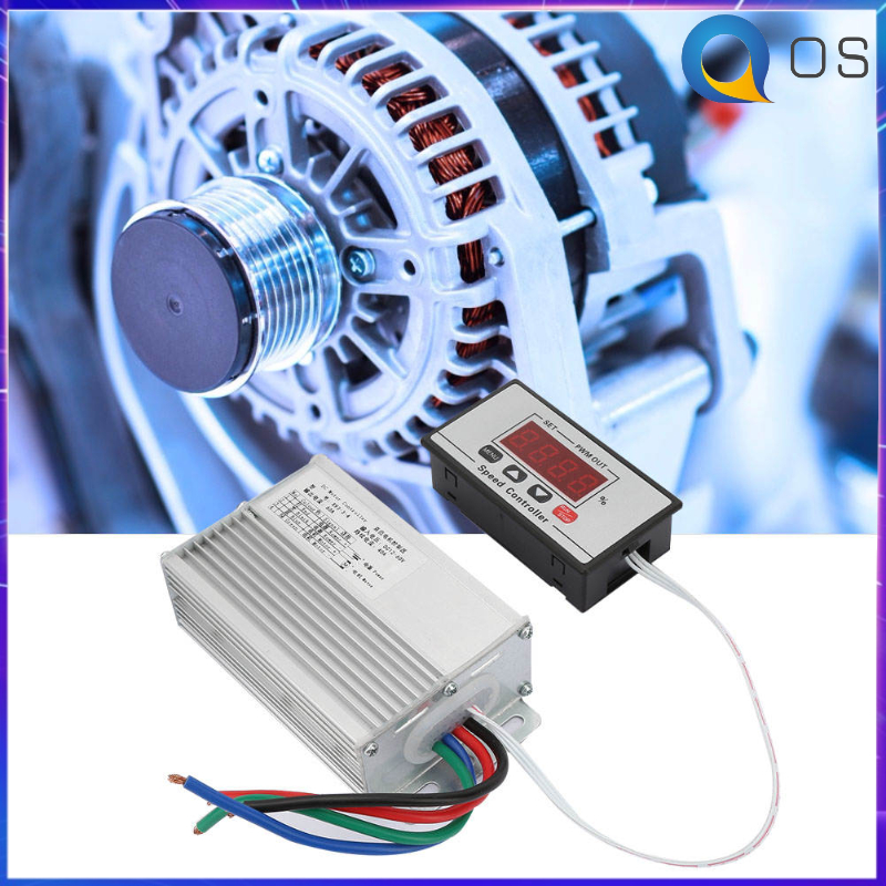 【ราคาถูกคุณภาพดี】【มอเตอร์】12~60V 60A DC Motor Speed Controller with Digital Display Panel Button Switch