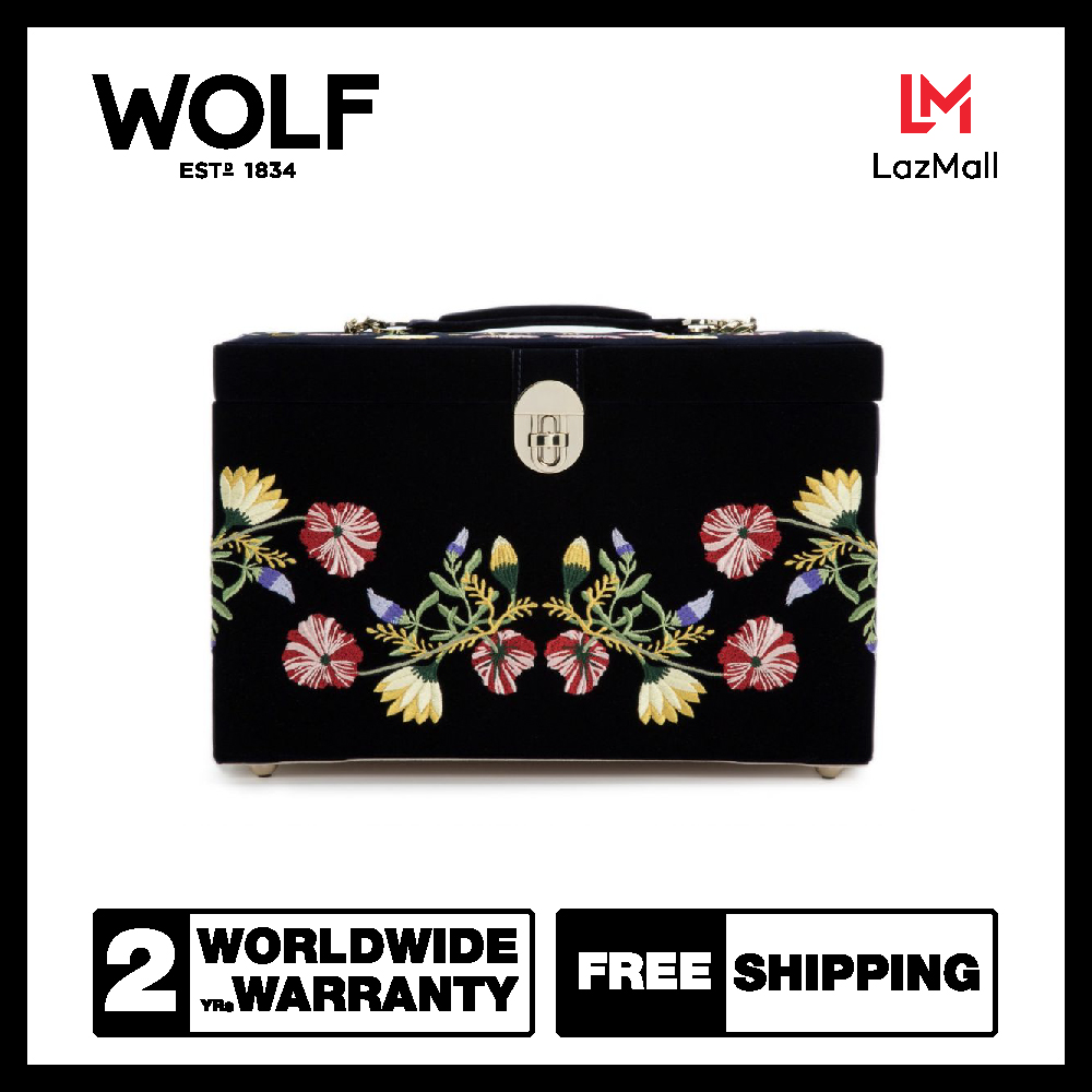 WOLF1834 รุ่น Zoe Large Jewelry Box (Indigo) ราคา 34,800 บาท*ส่งฟรี