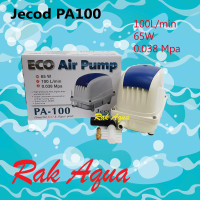 Jecod PA-100 Air Pump ปั้มลม เสียงเงียบ 38dBA ให้แรงดันสูงขึ้น 40% ประหยัดพลังงาน 30% 100 L/min 65w