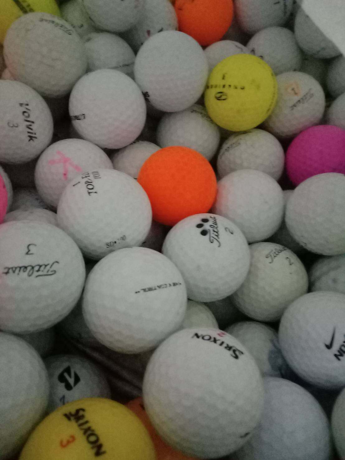 ลูกกอล์ฟ Golf จากกระสอบ Golf Ball จากสนาม 20 ลูก 199 ถูกมาก ปลายทางได้