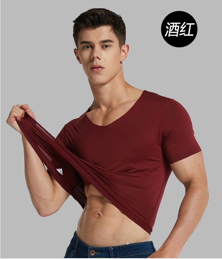 เสื้อรัดกล้ามเนื้อผู้ชาย ผ้าMicrofiber คุณภาพดี #AS114