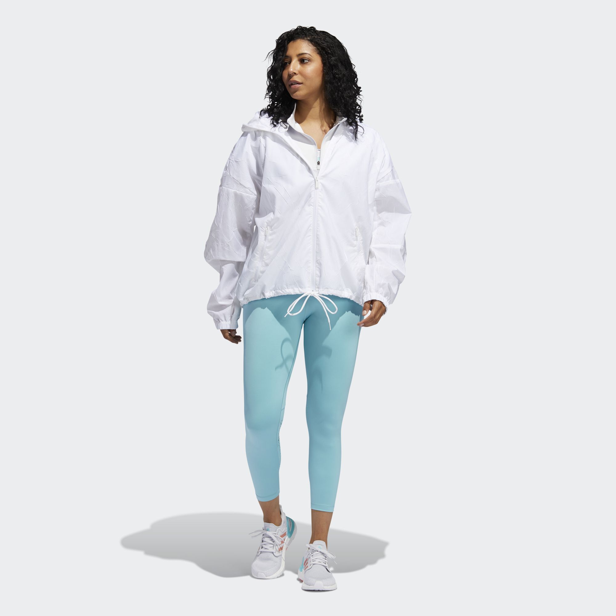 adidas TRAINING กางเกงรัดรูปเจ็ดส่วน Believe This 2.0 Primeblue ผู้หญิง สีน้ำเงิน FP6824