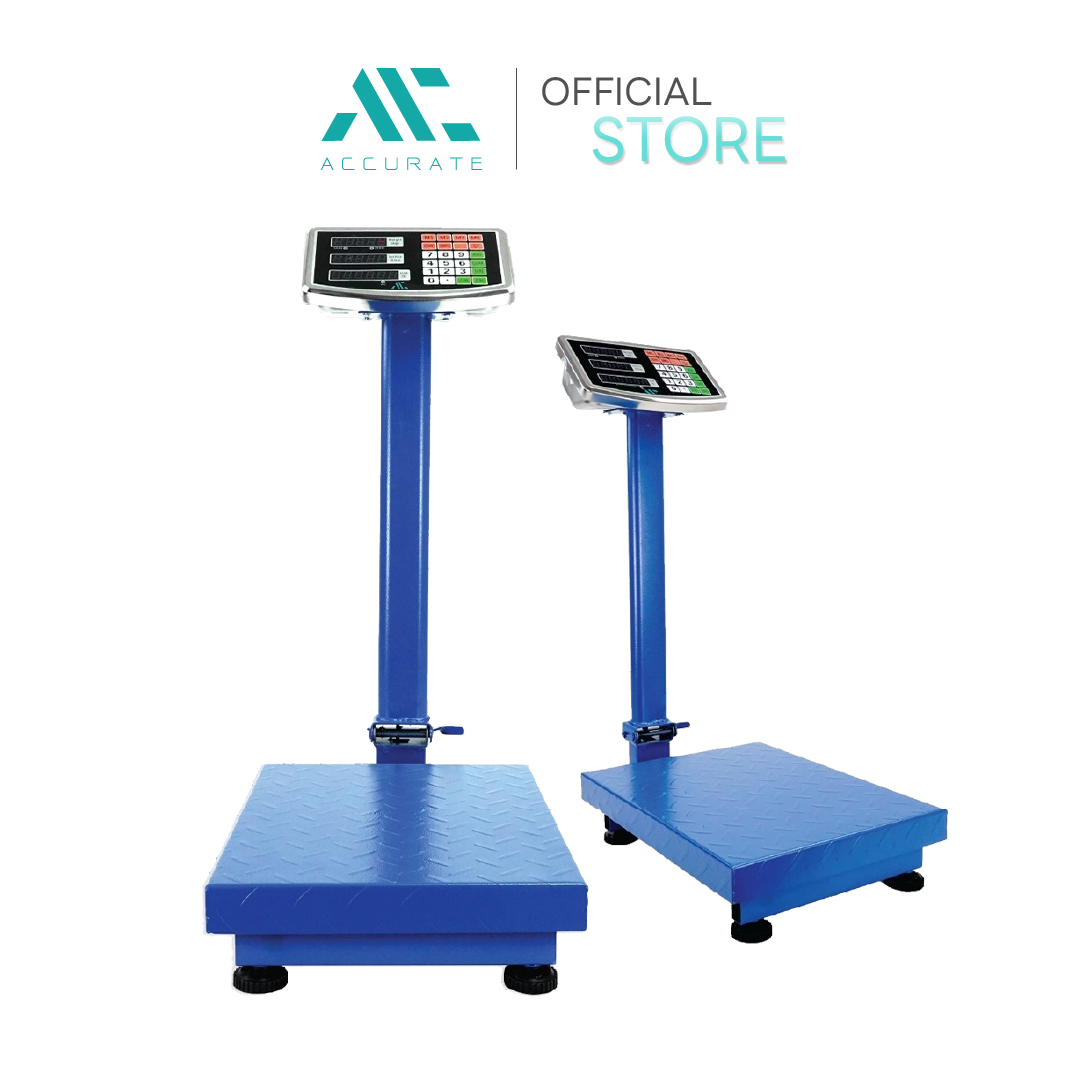 Accurate เครื่องชั่ง เครื่องชั่งดิจิตอลแบบตั้งพื้น 150kg/300kg/500kgขนาดใหญ่ ความละเอียด100กรัม มีพร้อมใบรับรอง / Accurate ราคา 1,771 บาท*ส่งฟรี
