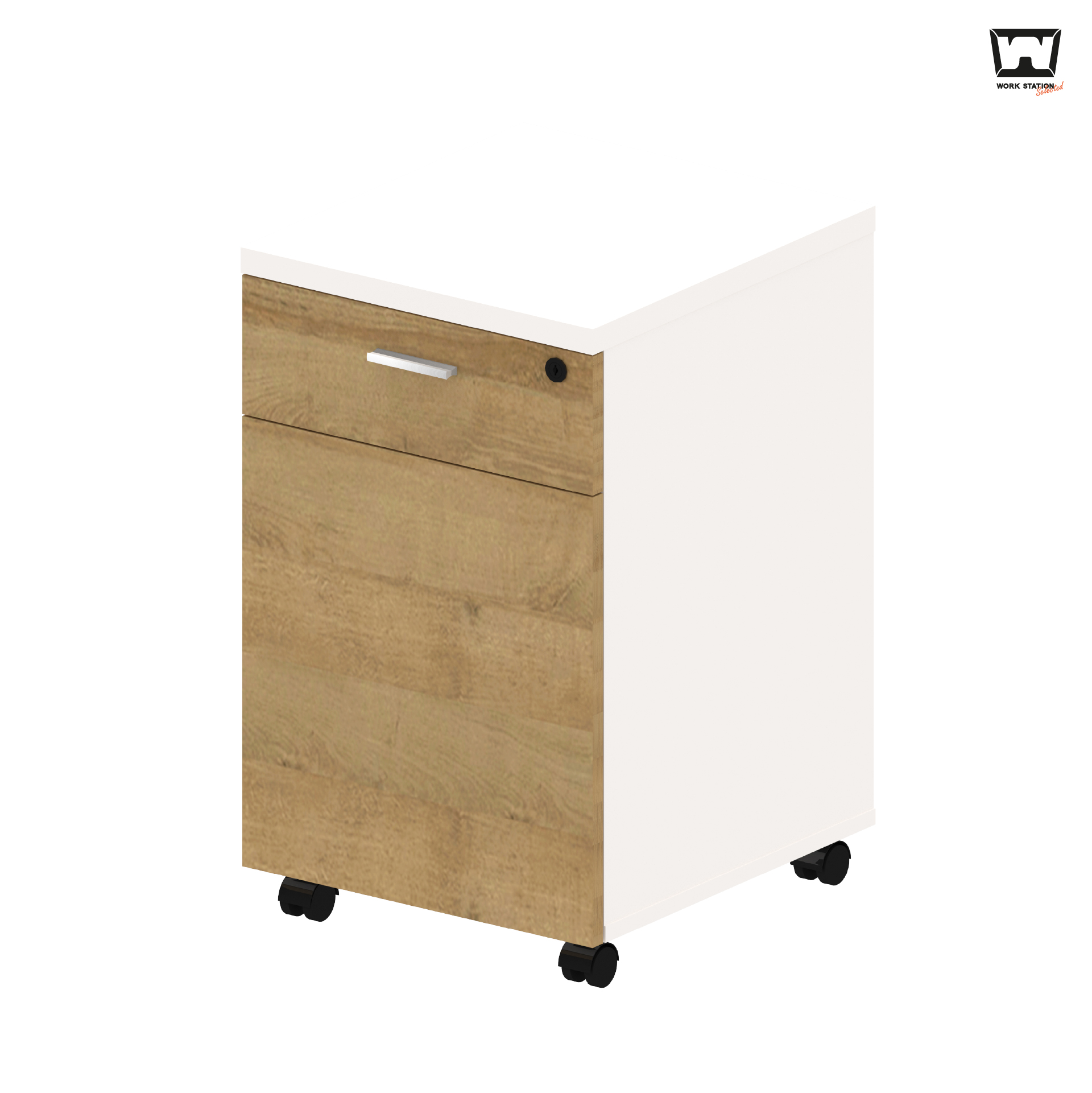 Work Station - Moblie Cabinet ตู้เก็บเอกสารพร้อมลิ้นชักเก็บของ รุ่น Eden ราคา 2,553 บาท*ส่งฟรี