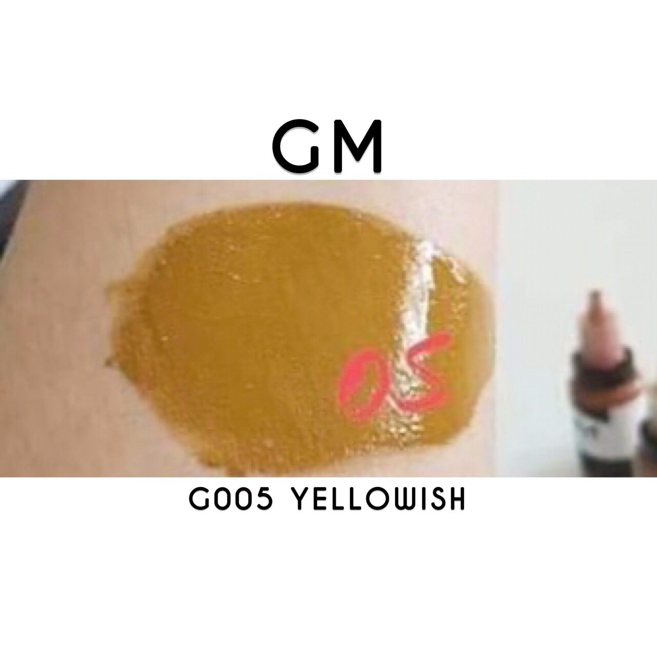 สี GM สีGM สีสักคิ้ว อุปกรณ์สักคิ้ว สีสักGM สีสักคิ้วGM