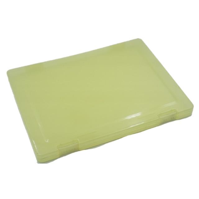 กล่องแฟ้ม กล่องใส่เอกสาร ผอม ไม่มีลาย ขนาด A4 พร้อมส่ง