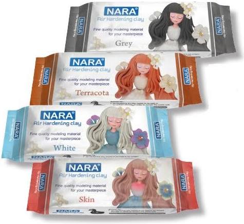 #ดินเยื่อกระดาษนารา NARA Air Hardening Clay 500g