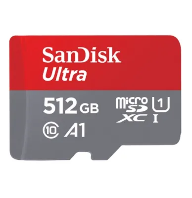 512 GB MICRO SD CARD (ไมโครเอสดีการ์ด) SANDISK ULTRA CLASS 10 A1 (SDSQUA4-512G-GN6MN)