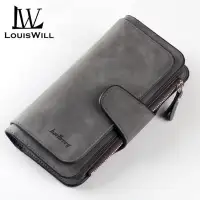 LouisWill Women Wallet Long Clutch Purse PU Leather Hand Bag Large Capacity Card Holder Zipper Coin Purse Fashion Money Bag for Girls Ladies