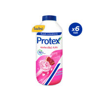 [มี 3 แพ็คให้เลือก] แป้งเย็น โพรเทคส์ แอคทีฟ พีโอนี & ทับทิม 280 กรัม Protex Talcum Perfume Peony & Pomegranate 280g